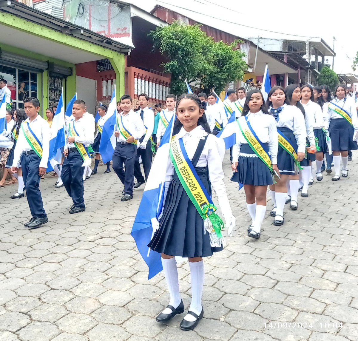 La Libertad| Comunidad Educativa conmemora 168 Aniversario de la Batalla de San Jacinto y 203 Aniversario de la firma del Acta de Independencia. 🎉🎉