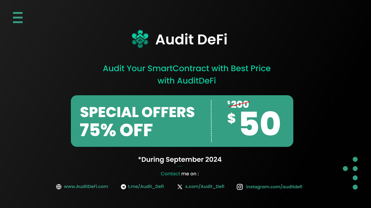Audit DeFi - Crypto Audit & KYC tweet media