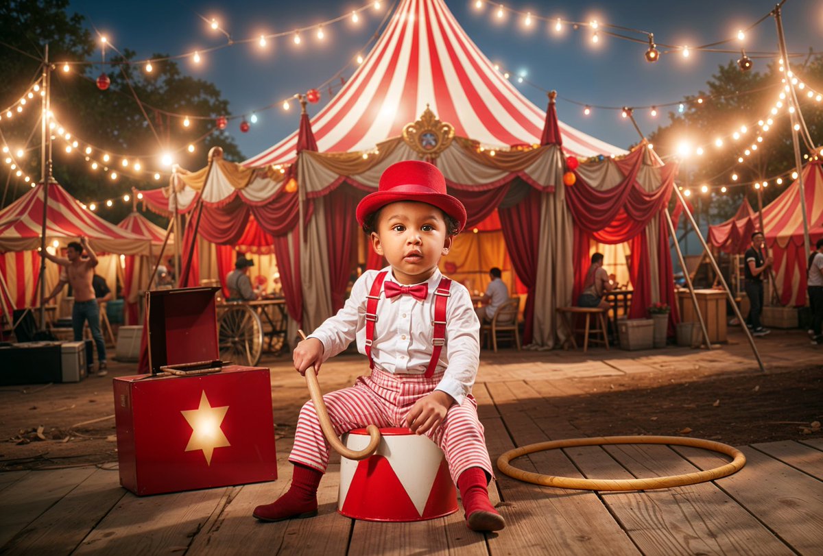 ThePropStore_'s tweet photo. Tiny ringmaster is ready for the show 🎪✨ #thepropstore #thepropstorechennai https://t.co/zwvsZd5BV2
