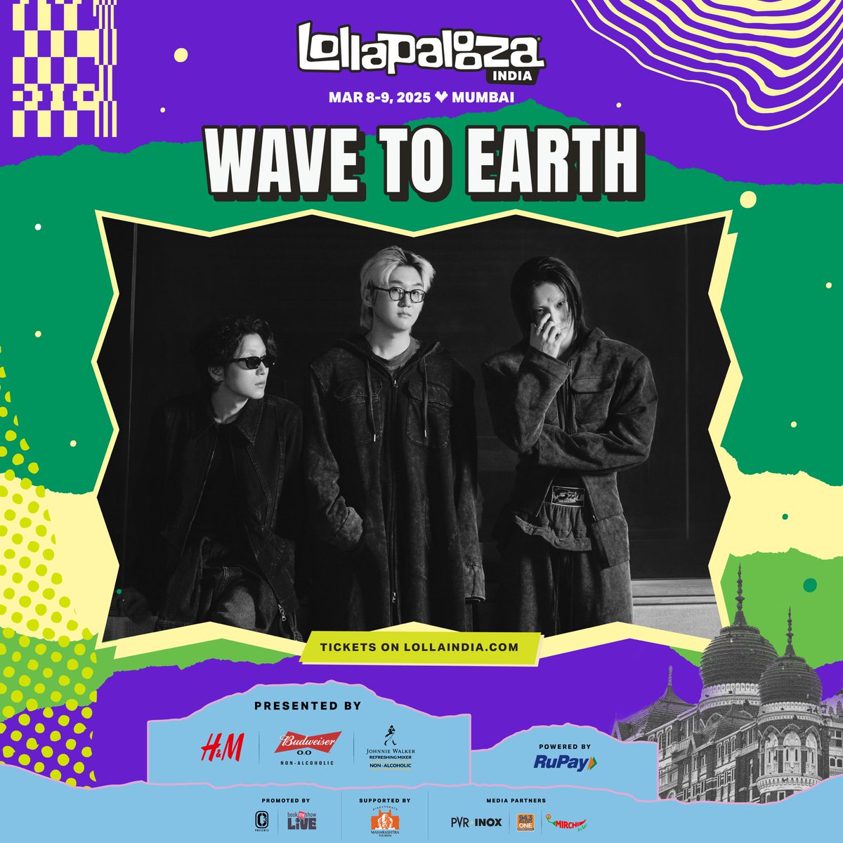 Lush soundscapes and reflective storytelling, that's how Wave to Earth likes to roll! We're peach-eyed waiting for the sunny days when the band will grace the Lolla India stage! 

Tickets going fast at lollaindia.com