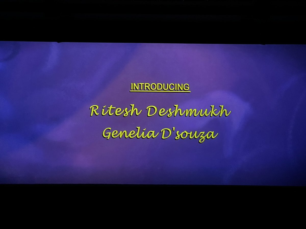 Upendra_tweets's tweet photo. @Riteishd @geneliad what a moment… just relive the college days… Thanks for re releasing…. #oldisgold #TujheMeriKasam #relivethemagic #Bollywood #movie https://t.co/2jTC5IaU25