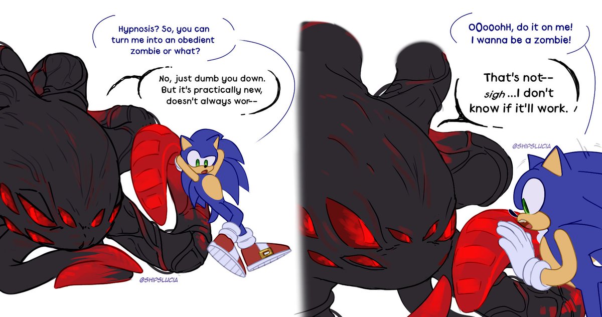 ShipsLucia's tweet photo. Hypnosis 😵‍💫(1/3) #Sonadow #DoomMorph

I found out that there is a species of cephalopod that hypnotizes, and I wanted to give that ability to Shadoom https://t.co/m8uHzvaPw3
