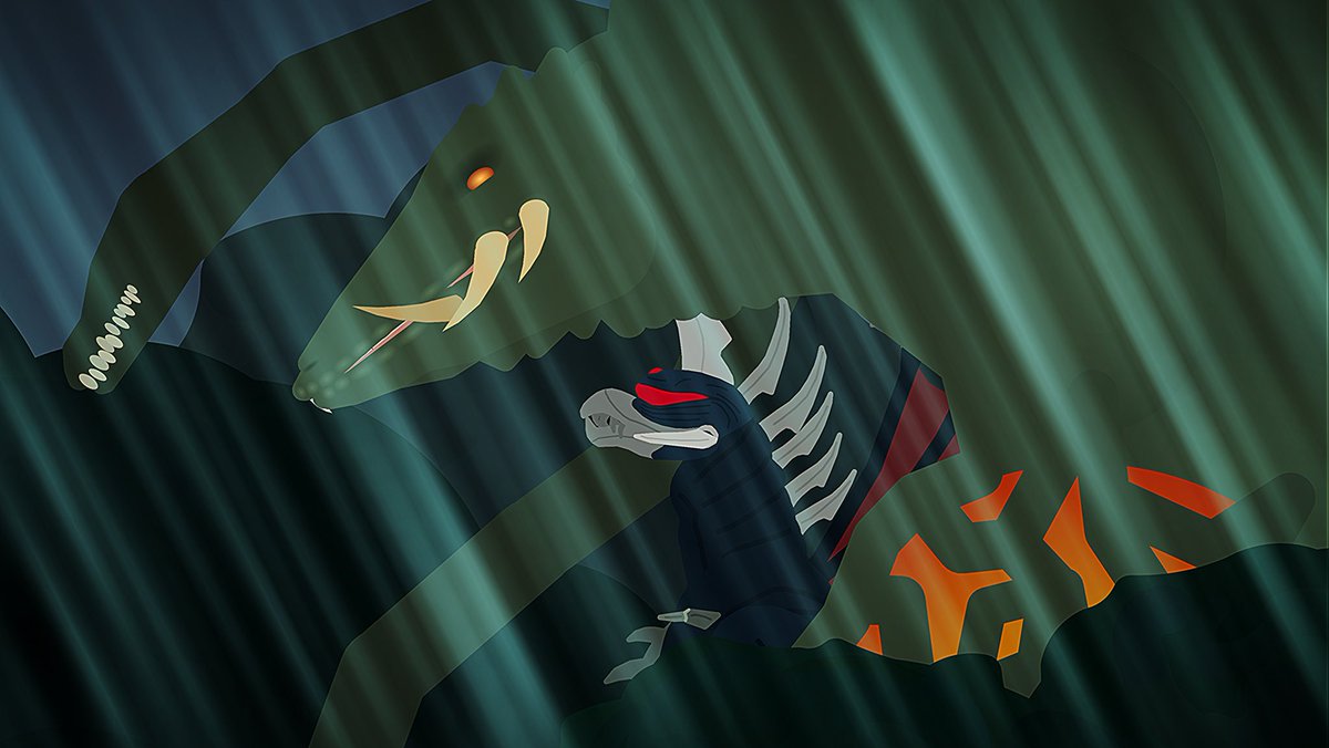 kyanzilla's tweet photo. Gug
The ship art‼️
Okie goodnight, it’s 3:40 am-
#Biollante #Gigan #Giallante #Godzilla #Anguirus #Angzilla #Gorosaurus #Titanosaurus #MechaGodzilla #GipsyDanger #Godzillart #Sticknodes #digitalart https://t.co/QNKKDMrFmz