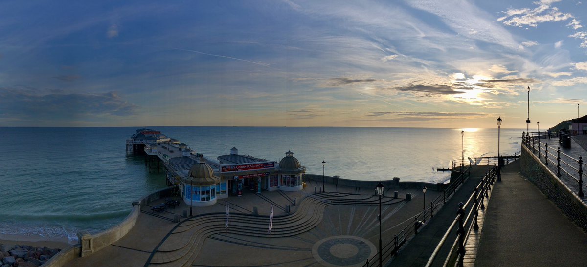 Sunday morning in #Cromer 😃