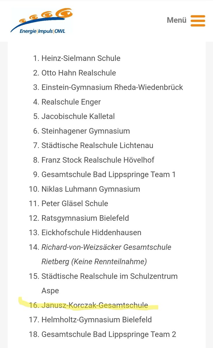 Heute (15.09.2024) findet der Solar Racing Cup 2024 auf dem Gelände der #WestfalenWeserNetzGmbH (Bielefelder Str. 3, 32051 Herford) statt. 

Vielen Dank an das Team der Fritz Husemann GmbH &amp; Co. KG (#HusemannGruppe) die das Schrauber/Fahrer-Team der #JKG unterstützt hat.