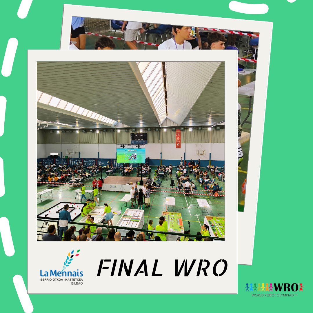 Berriotxoaikast's tweet photo. 🤖 WRO FINALA! Gaur lehiaketa eguna. Atzo esperientzia bikaina bizi izan zuten gure ikasleek entrenamendu saioan. Zorte on!
¡FINAL WRO! Hoy día de competición. Ayer nuestro alumnado vivió una experiencia irrepetible en la sesión de entrenamiento.
#lamennais #berriotxoa #WROSpain https://t.co/TR9Km7cmeJ