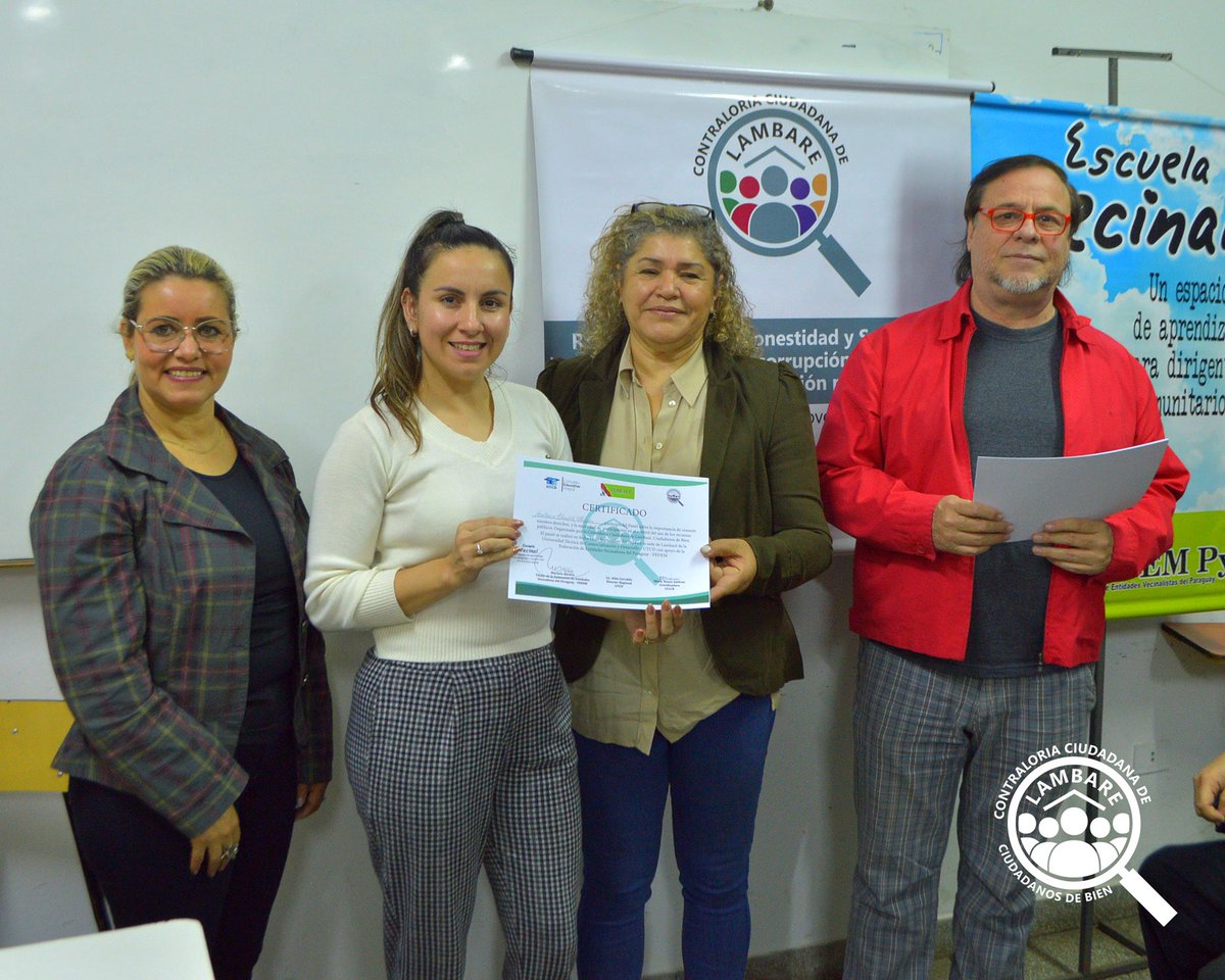 contraloriaLamb's tweet photo. Excelente participación de los Estudiantes Universitarios de UTCD!! 👏👏
Entrega de Certificados de participación en nuestro Segundo Panel dirigido a Estudiantes Universitarios en UTCD - Sede Lambaré (12 de Setiembre del 2024) https://t.co/qFf63zVnQt