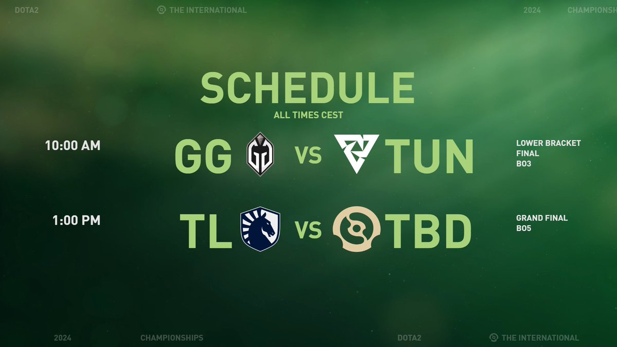 The moment we've all been waiting for has arrived! Today, Team Liquid, Gaimin Gladiators, or Tundra will lift the Aegis of Champions. Liquid awaits their opponent in the Grand Final. Who will it be—GG or Tundra? Let the battles begin! #Dota2 #TI13