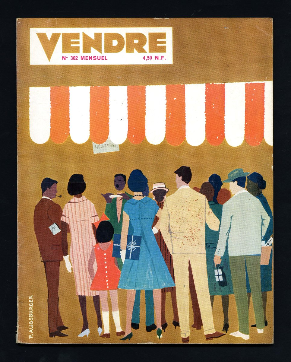 dissenydoc's tweet photo. #7dies7cobertes de #Vendre
📆7/7
Núm. 362 (1960)
Coberta: #PierreAugsburger
De les nostres #revistesdedisseny
De nuestras #revistasdediseño
From our #DesignMagazines
#7days7covers #coverdesign #issenygràfic #diseñográfico #graphicdesign #comunicació #publicitat #màrqueting https://t.co/DFRnbtXlbt