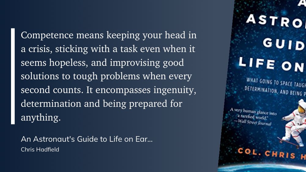 pankaj_p_sahni's tweet image. #highlightsfrombooksread #AnAstronautsguidetolifeonEarth #ChrisHadfield @Cmdr_Hadfield