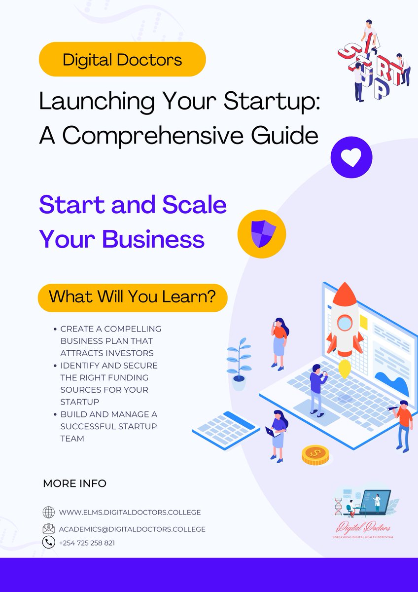 DocsExplainFM's tweet photo. Ready to turn your startup idea into reality? This course provides a step-by-step guide to help you launch, secure funding, build a strong team, and market effectively. ๐๐ก
Enroll at https://t.co/A735yiwwIl
#Entrepreneurship #StartupSuccess #LaunchYourDream #BusinessGrowth https://t.co/nrLeYGo1fR