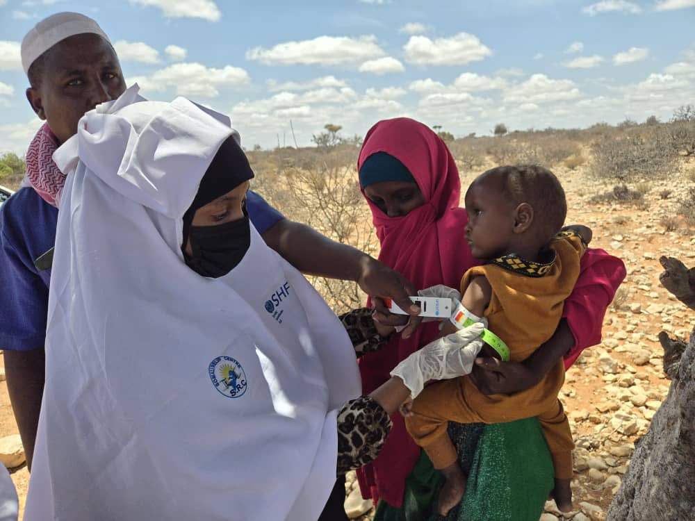 SRC_Reliefteam's tweet photo. We do reach far rural area and treat malnourished U5 children and provide nutrition preventive servicess to vulnerable community in need thanks to our donor @shf_somalia  #OTPsupport https://t.co/MWrVQU531S