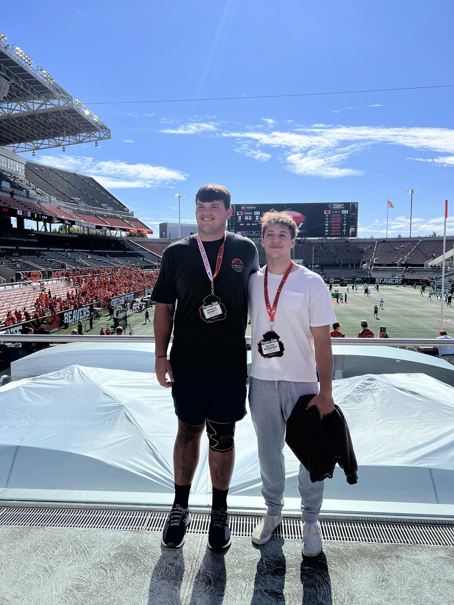 Colton magruder (@colton_magruder) on Twitter photo Thank you <a href="/BeaverFootball/">Oregon State Football</a> for the great experience!
<a href="/TFordFSP/">Tracy Ford</a> <a href="/DomSkene/">Dominick Skene</a> <a href="/BrandonHuffman/">Brandon Huffman</a> <a href="/CharBennett74/">Charlie Bennett</a> Thank you <a href="/BeaverFootball/">Oregon State Football</a> for the great experience!
<a href="/TFordFSP/">Tracy Ford</a> <a href="/DomSkene/">Dominick Skene</a> <a href="/BrandonHuffman/">Brandon Huffman</a> <a href="/CharBennett74/">Charlie Bennett</a>