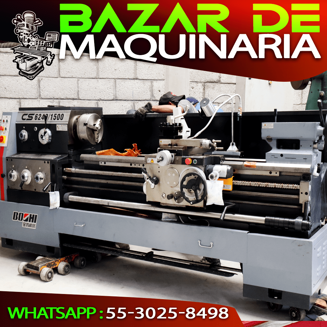 cnc_alberto's tweet photo. ‼️ Torno Pesaso Tipo Baoji CS6240/1500 ‼️

👉Robusto
👉Paso de barra de 2"
👉Motor de 10 HP (7.5kW)

#torno #metalmecanica #tornoconvencional #arranquedeviruta #tornoparalelo #ingenieriaindustrial #ingeneria #mecanizado #tornoindustrial #torneado #mecanizadosdeprecisión #paileria https://t.co/TV5jRJPAbG