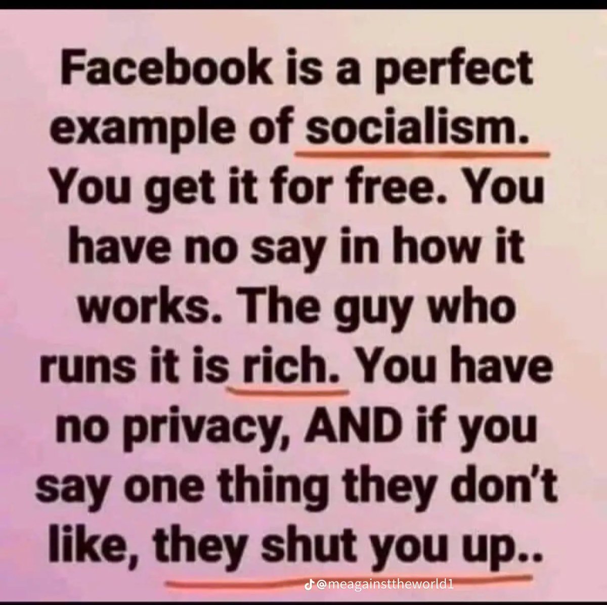 WallStreetMav's tweet photo. When you get something for free, you’re the product. https://t.co/cCjfKVwi7N