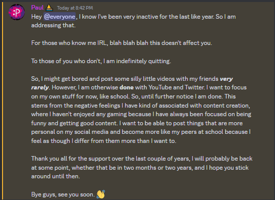 PaulieeeHD's tweet photo. Hey. Please read💜 https://t.co/T18VGIEQ3G