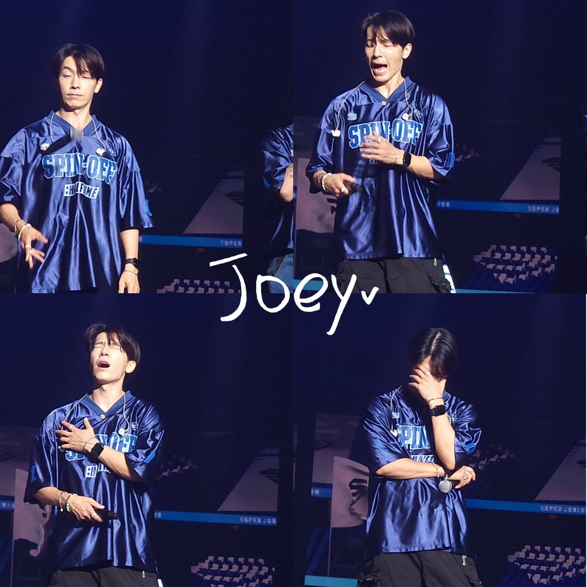 84793's tweet photo. This dorky donghae played with his mic and hit himselves...

GUESS WHO ASK HIM NOT TO SPOIL THE LIGHTSTICK AND THEN HIM BEING A BRAT WANTS TO DO OTHERWISE 🤡🤡🤡 https://t.co/kcqC6uLD8f