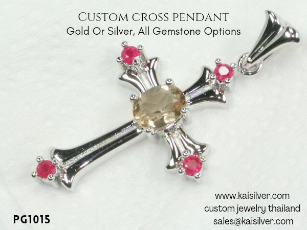 jewelrythailand's tweet image. Whether worn for religious reasons or as a statement of personal style and elegance, meticulously handcrafted cross pendants from Kaisilver, can be ordered in gold or silver with all gem options. Custom crosses with your design or ours. #customcross #crosspendant #kaisilver