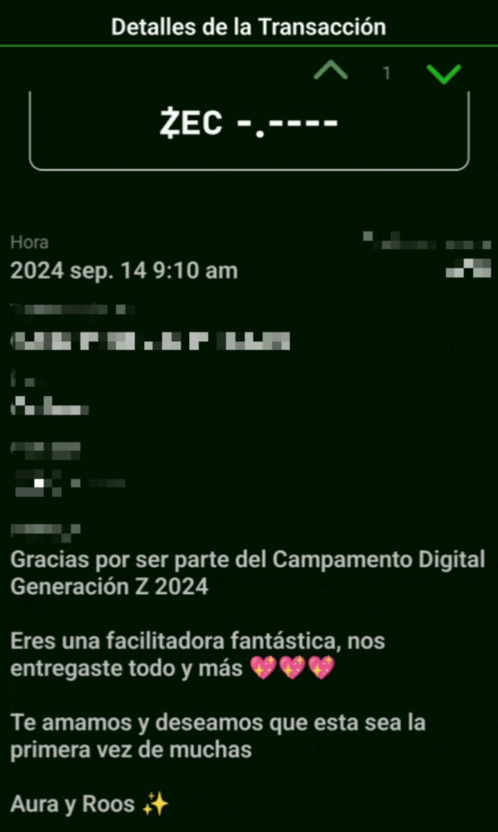 dayanadoriafoto's tweet photo. Una forma ideal de #aprender
Simplemente desde la #experiencia
Un tiempo de acercamiento al #Mundo de las #criptomonedas #recibiendo a la vez, mensajes de #cariño por @SoyAuraBrito y @gordonesTV en la #app de @ZingoLabEsp
¡#Gracias, gracias, gracias! https://t.co/4uktxxLIHJ
