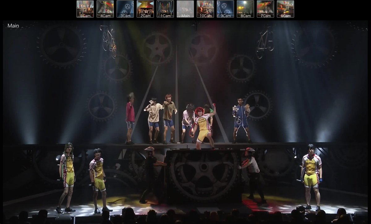 y_pedalstage's tweet photo. 🎊9/8(日)大千秋楽公演
　  マルチアングル配信決定🚴

舞台『#弱虫ペダル』 Over the sweat and tears
大千秋楽公演を11台のカメラより
好きなアングルを選択しながら
視聴できる配信が決定✨

配信・購入:9/21(土)12:00📣
価格:4,500円(税込)
🔽サンプル公開中
https://t.co/bxpS0UkFD6
#ペダステ https://t.co/UYDhIDCRMa