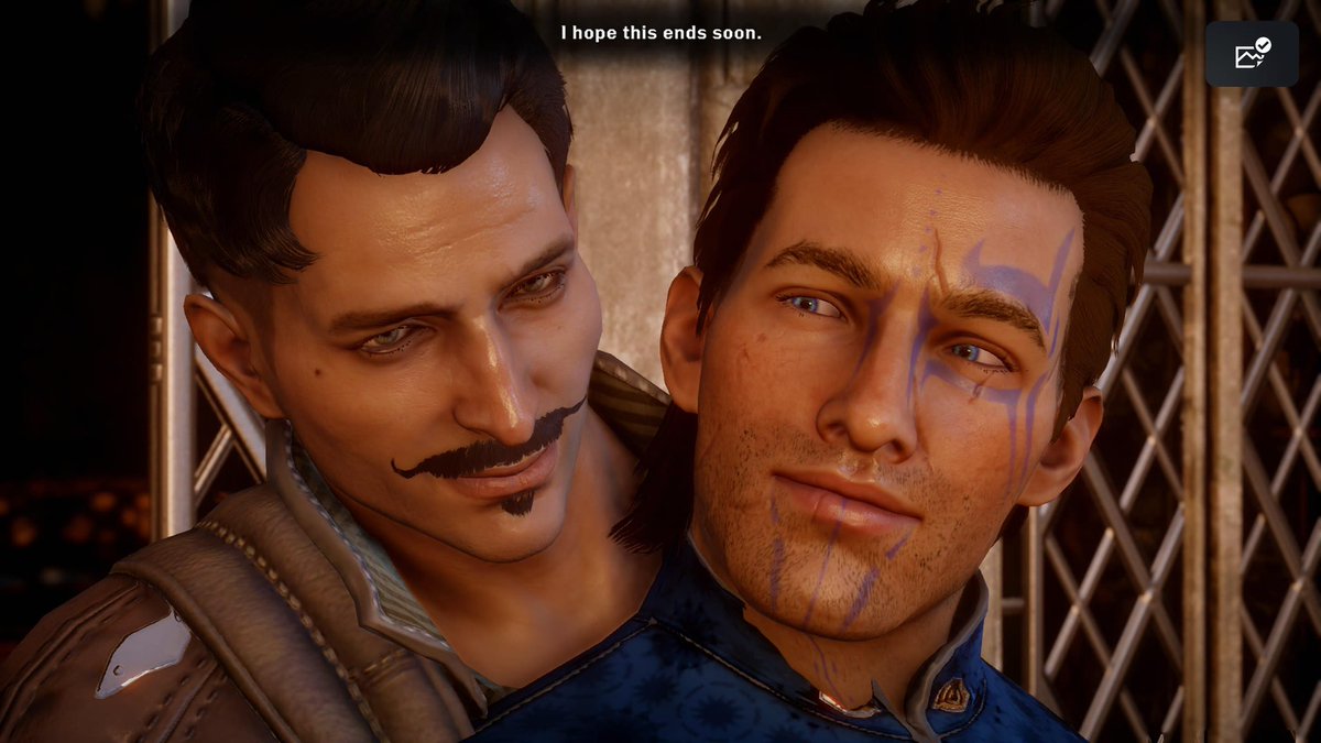 Intell_Wolf's tweet photo. After 10 years of putting it off the main game is completed!!!  On to Trespasser!  #DragonAge https://t.co/H8LkqtxREC