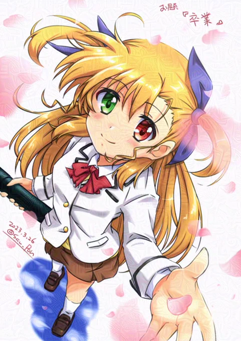 #見た人も無言で金髪or黄髪をあげる 