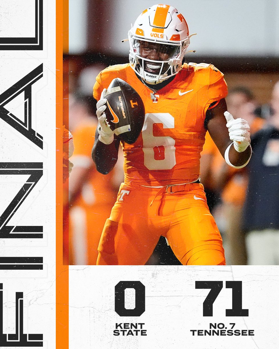 SECNetwork's tweet photo. 70 BURGER FOR THE VOLS 🍔

That's the most points the Vols have scored in any game since 1929! @Vol_Football https://t.co/IWZfclu24N