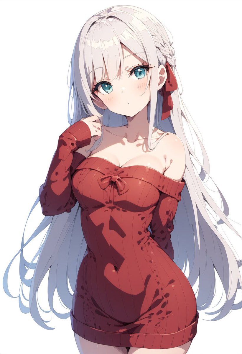 490rin490's tweet photo. GM☀✨
Do you like knit dress?︎💕︎︎

凛｢お久しぶりです🤍｣
#shiguregirls_portrait https://t.co/WY3NXDCtam