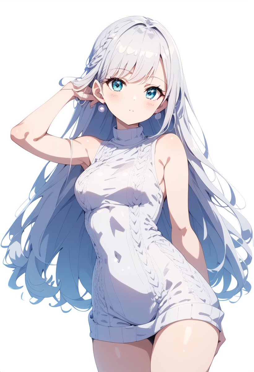 490rin490's tweet photo. GM☀✨
Do you like knit dress?︎💕︎︎

凛｢お久しぶりです🤍｣
#shiguregirls_portrait https://t.co/WY3NXDCtam