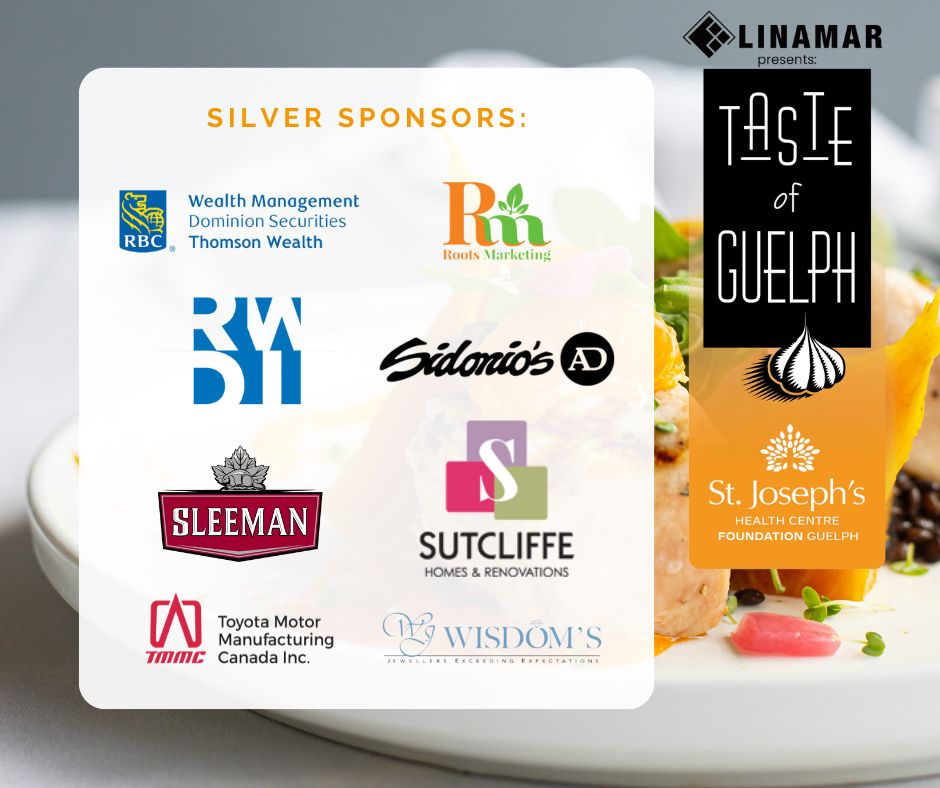 A big thank you to all of our Silver Sponsors for their incredible support as sponsors of #TasteOfGuelph 2024!
With their help, and the backing of all our sponsors, we’ll be able to invest in a new fleet of medication carts, essential for improving patient care at <a href="/STJOESGUELPH/">St. Joseph's Health Centre & Foundation Guelph</a>.