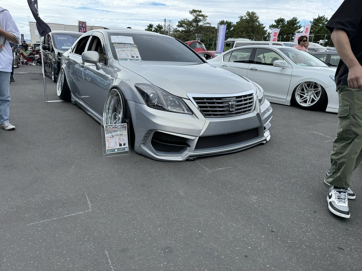 tegu_chanTV's tweet photo. 青森市カスタムカーイベント大盛況♪
こんな感じの画像載せるよ！
#カスタムカー
#スタンス
#JSDM
#USDM
#むつの珈琲店 https://t.co/WtIcDcM2pO