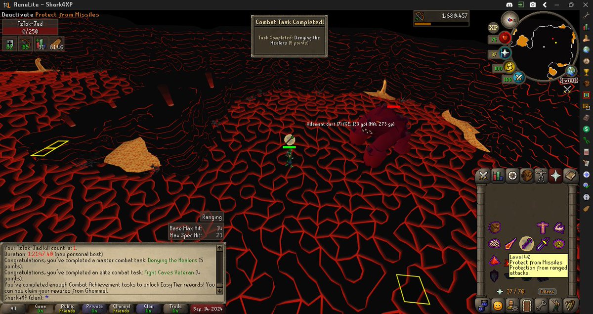 Got cheese today, thanks everyone for tuning in and cheering me on! Really been working on this for a while so happy its done #osrs