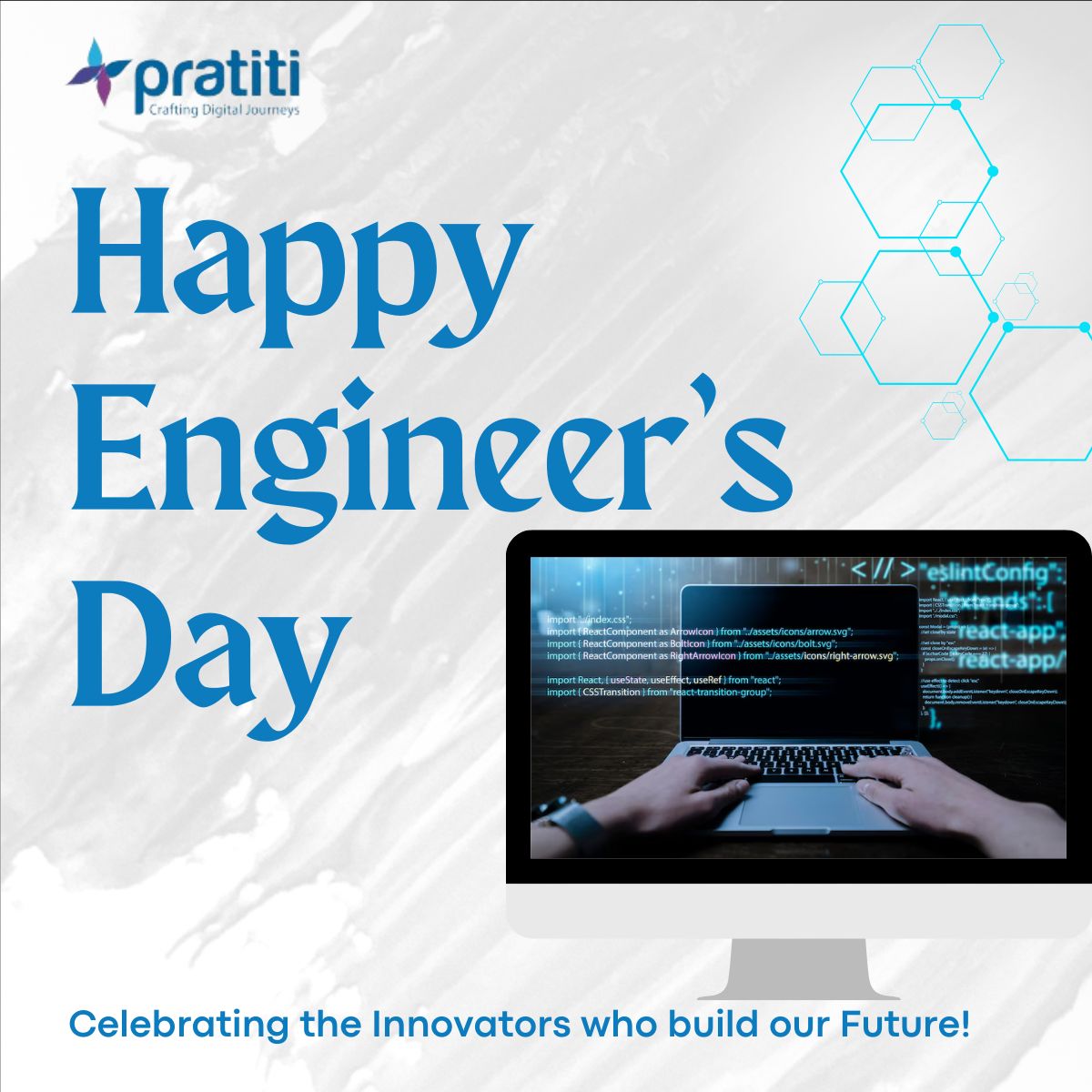 pratititech's tweet photo. Happy Engineer’s Day! 🔧🌍
At Pratiti Technologies, we celebrate the engineers constantly shaping the future with passion and innovation.
We thank the brilliant minds who design, innovate, and build the future!
#EngineersDay #Innovation #PratitiTechnologies #HappyEngineerDay https://t.co/hOcO8UiA4K