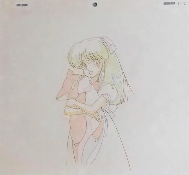 いい事や悪い事でプラマイ0みたいな_(┐「ε:)_ 当時セル原画のあかねちゃん! #らんまアニメ #コレクション
