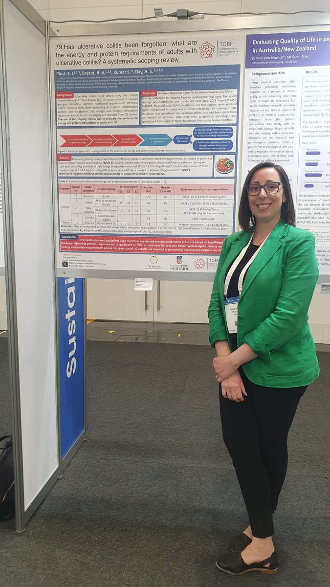 Alice_APD's tweet photo. Sharing some of the exciting research happening within @TQEHofficial IBD Service here in Adelaide at Australian Gastroenterology Week @ADL_IBD @BHIresearch #AGW24
@sam_dietitian @damjanabogatic @RobVBryant @Mathiar86 @RachelDavisAPD https://t.co/5saUk74SdO