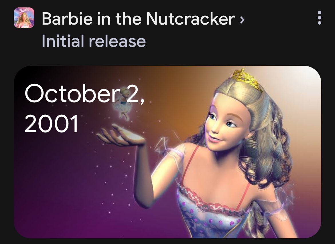 the barbie cinematic universe began 🙂‍↕️