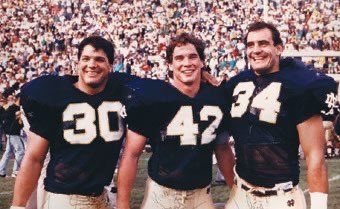 The Three Amigos! ☘️ 🏈 🏆 🌳 #GoIrish ☘️