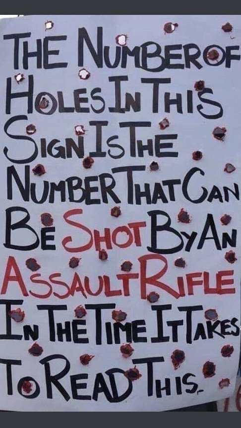 BillEaster10's tweet image. #GunReformNow #BanAssaultWeapons #BanHighCapacityMagazines #Repuglicans are #ProLifeMyAss
