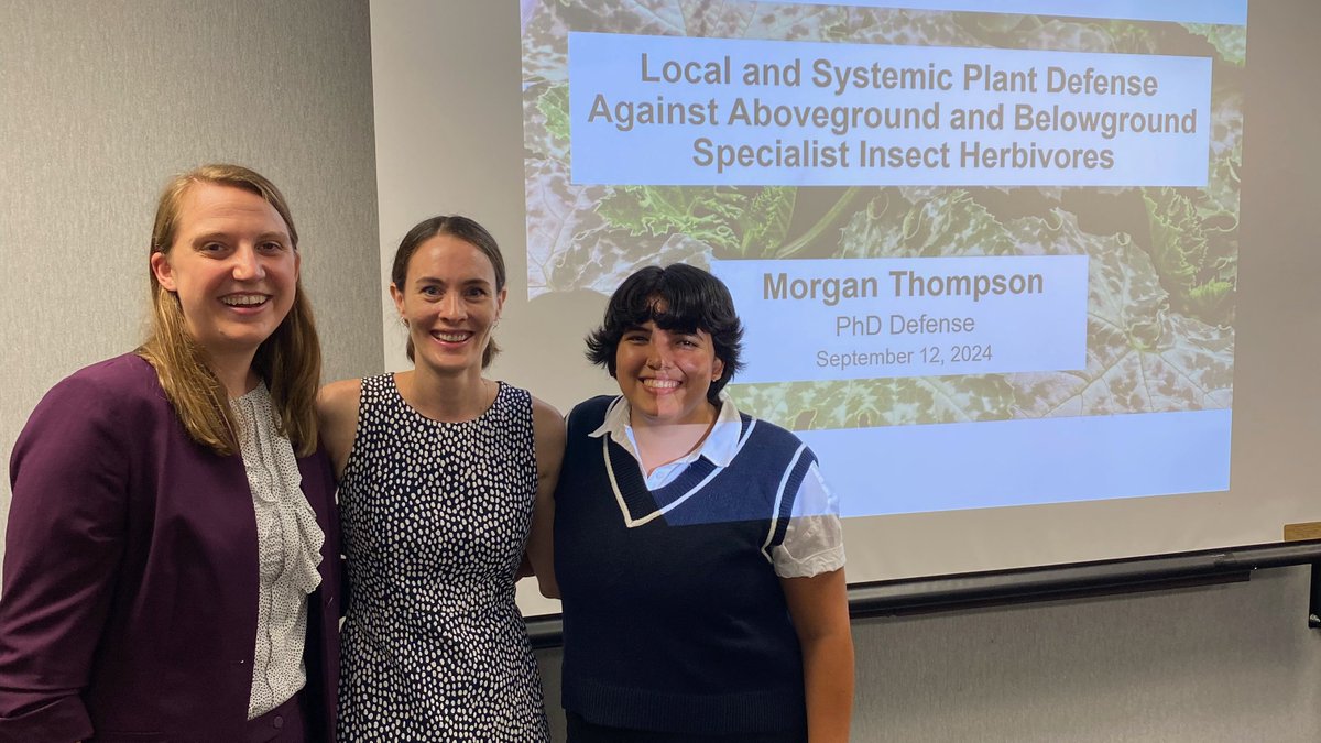 Helms Lab - Chemical Ecology (@helmslab) on Twitter photo Congratulations, <a href="/EntoThompson/">Morgan Thompson (@entothompson.bsky.social)</a> , on your successful dissertation defense this week! We are very proud of everything you have accomplished during your time at <a href="/tamuentomology/">Texas A&M Entomology</a> It's also great to see you back in Texas, <a href="/marmolejoento/">Laura Marmolejo</a> Congratulations, <a href="/EntoThompson/">Morgan Thompson (@entothompson.bsky.social)</a> , on your successful dissertation defense this week! We are very proud of everything you have accomplished during your time at <a href="/tamuentomology/">Texas A&M Entomology</a> It's also great to see you back in Texas, <a href="/marmolejoento/">Laura Marmolejo</a>