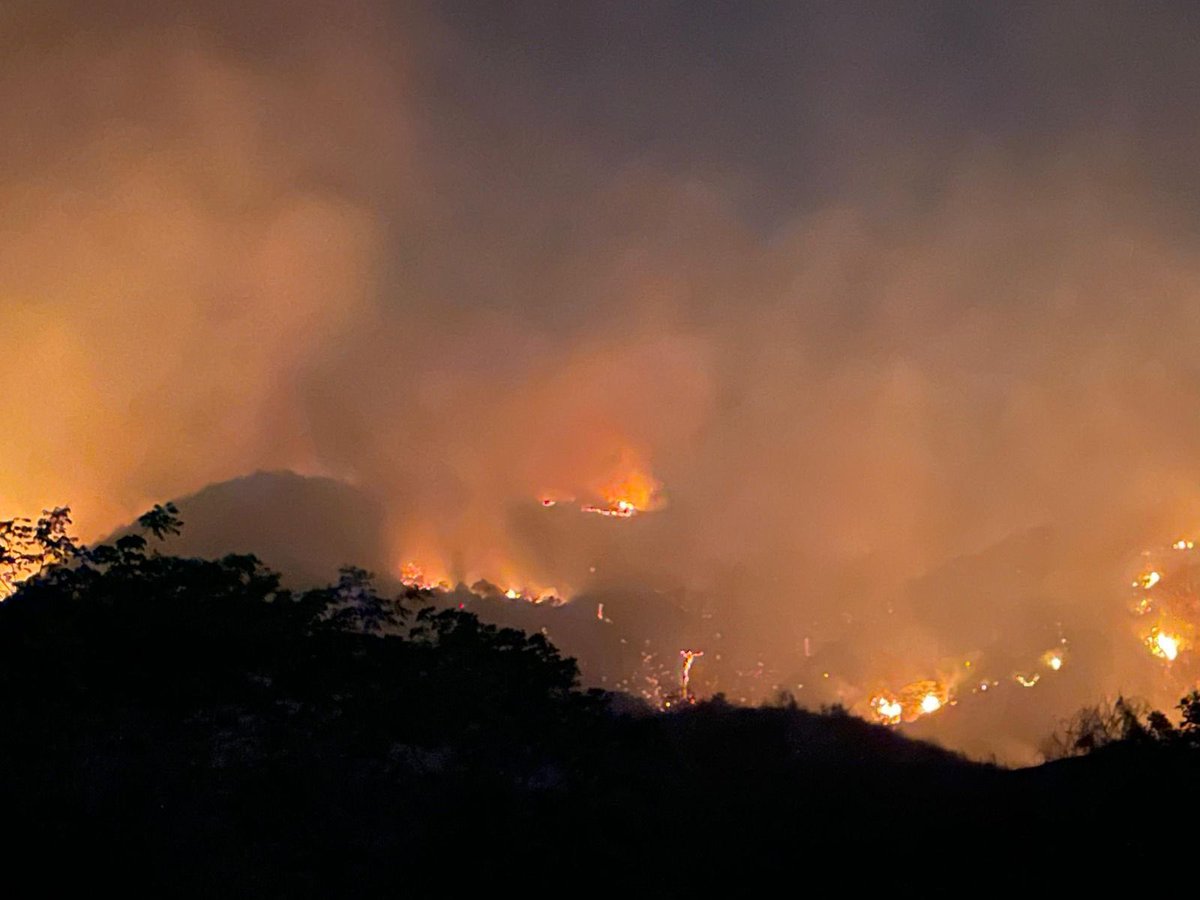 velcytrujillo's tweet photo. Alerta en el departamento de Huila: ya son aproximadamente 15,000 hectáreas consumidas por incendios forestales en los municipios de Neiva, Palermo, Campoalegre y Yaguará. Las autoridades locales solicitan con urgencia mayor apoyo del gobierno nacional para controlar las llamas. https://t.co/YMoQT98mfz