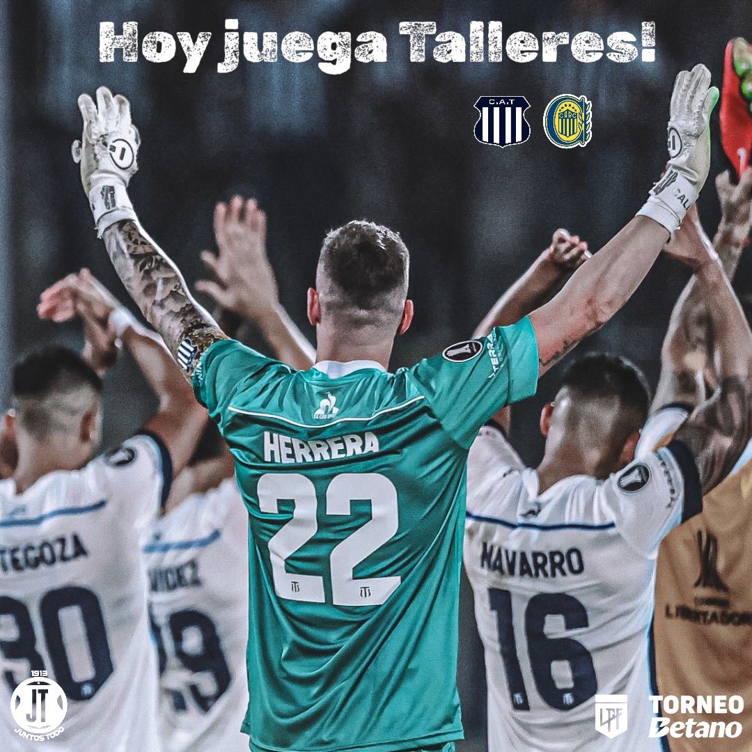 𝐇𝐨𝐲 𝐣𝐮𝐞𝐠𝐚 𝐓𝐀𝐋𝐋𝐄𝐑𝐄𝐒 

🇦🇷🅻🅿︎🅵 
👉 Fecha 14
⚽ 𝐓𝐀𝐋𝐋𝐄𝐑𝐄𝐒 vs Rosario Ctral.
🗓️ Dom 15/09
⏱️ 17:30Hs.
🏟️ Gigante de Arroyito
📍Rosario Sta Fé
📺 ESPN Premium 

#𝐣𝐮𝐞𝐠𝐮𝐞𝐥𝐚𝐓 #𝐯𝐚𝐦𝐨𝐬𝐧𝐨𝐬𝐨𝐭𝐫𝐨𝐬 #𝐣𝐮𝐧𝐭𝐨𝐬𝐭𝐨𝐝𝐨
