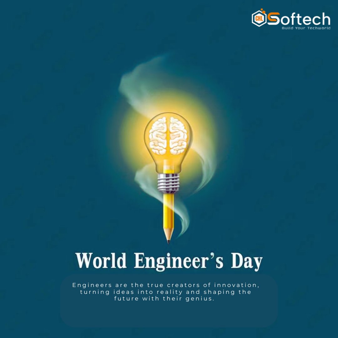 chl_softech's tweet photo. Engineers are the true creators of innovation, turning ideas into reality and shaping the future with their genius. On this Engineer’s Day, we celebrate the creativity and brilliance that drives progress forward!
#HappyEngineersDay #EngineersDay2024 #EngineersDay #chlsoftech https://t.co/F6UMy0b1KV