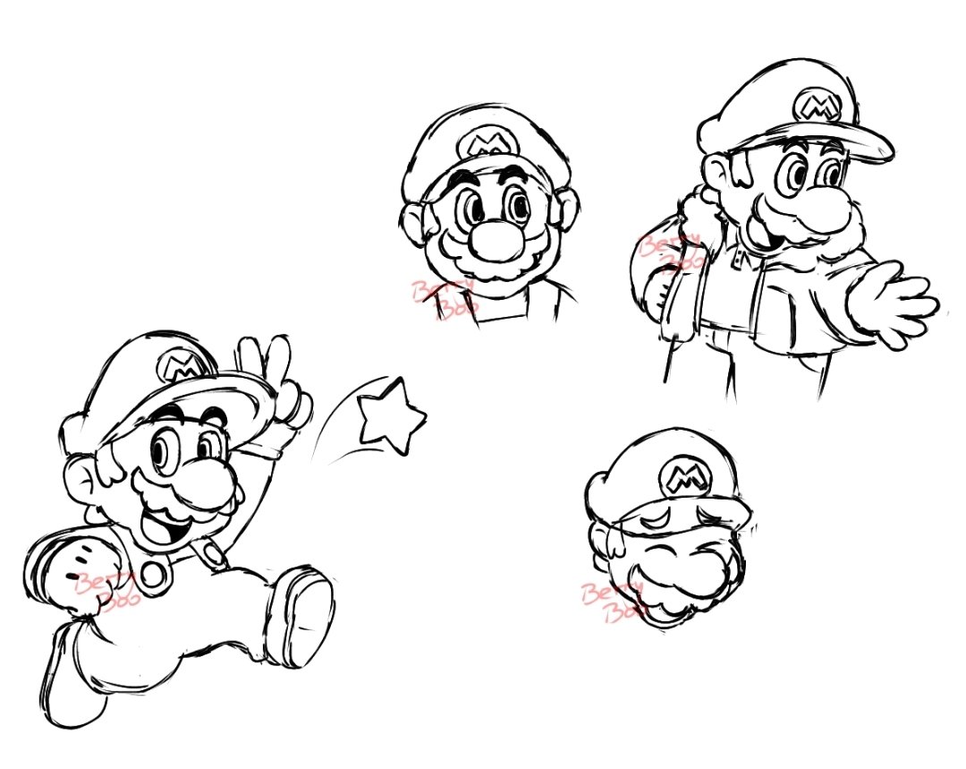 B3rry_Boo's tweet photo. Trying to get a better looking mario 

#SuperMario
#SuperMarioBros
#Mario
#Fanart #artistontwitter https://t.co/RulUa6oYIL