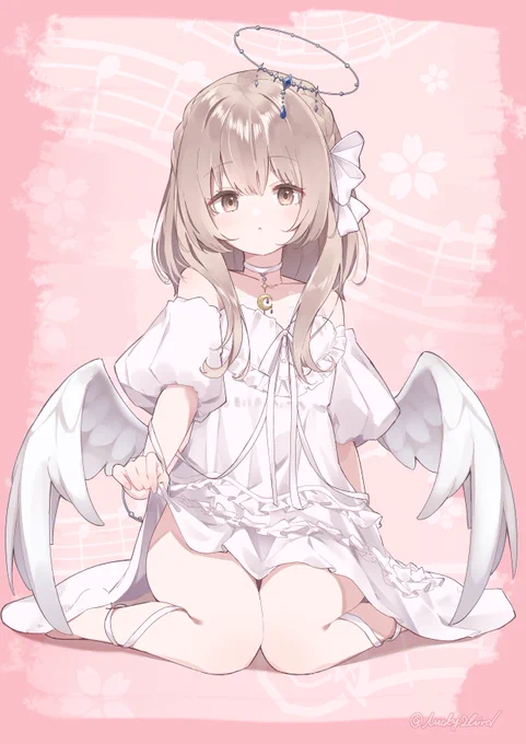 天使衣装がかわいかったので (表情、透過差分はツリーに) #おとノート