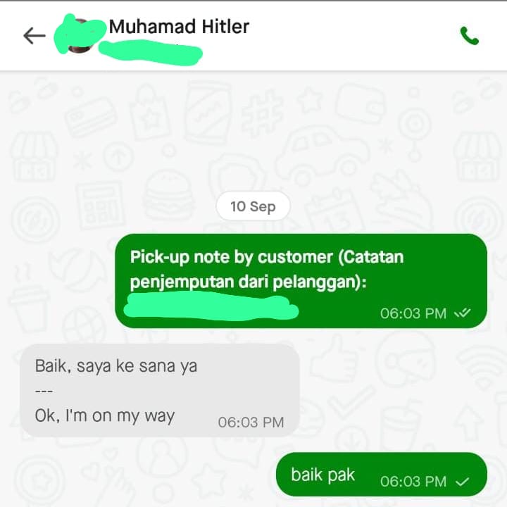 damnations_'s tweet photo. saying "benar Bapak Hitler?" to confirm I had the right ride wasn't on my 2024 bingo card https://t.co/7P6z4gwxcM