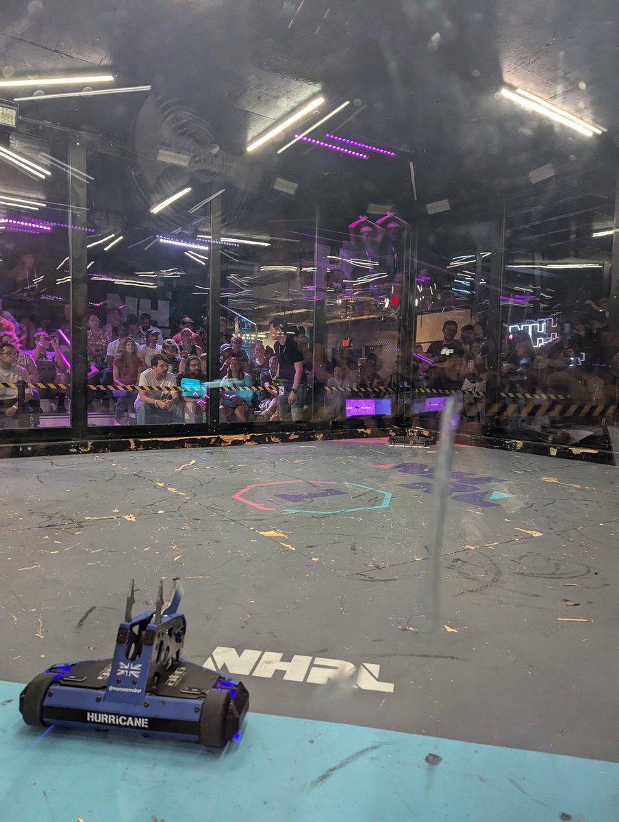 Monsoon - BattleBots (@monsoonrobot) on Twitter photo 🤔💬 Deja vu <a href="/NationalHavoc/">NHRL - Robot Fighting League</a> fighting Jamison with Megatron again 😂
😲 After our surprise win against Warhard XXL we had to make one Hurricane out of 2 to make it to the semi-final!
☀️ On the positive side we have qualified for the December championship!
#nhrl #norwalkhavoc 🤔💬 Deja vu <a href="/NationalHavoc/">NHRL - Robot Fighting League</a> fighting Jamison with Megatron again 😂
😲 After our surprise win against Warhard XXL we had to make one Hurricane out of 2 to make it to the semi-final!
☀️ On the positive side we have qualified for the December championship!
#nhrl #norwalkhavoc