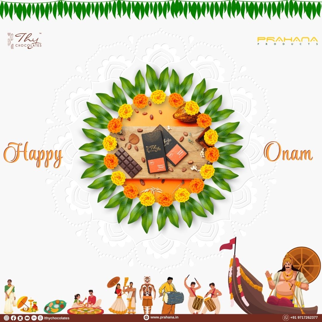 Thy Chocolates wishes you a Sweet and Joyous Onam! 🌸

As the pookalams brighten your homes and the aromas of Onam Sadya fill the air, let the sweetness of our chocolates add a little more indulgence to your celebrations.

Onam ashamsakal.....
#Onam #Onam2024 #thychocolates