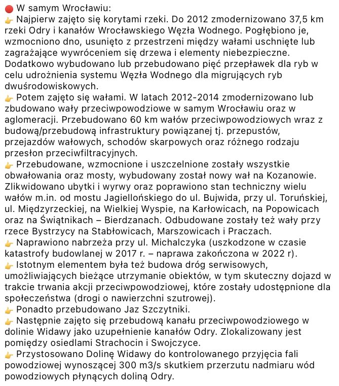 wroclaw_info's tweet photo. Wiele osób porównuje sytuację obecnego Wrocławia z tym z 1997 roku. @BiuroPrasoweUMW przygotowało porównanie, czym różni się sytuacja Wrocławia z 1997 roku i 2024 roku. 
Prosimy o udostępnienia❗️ https://t.co/Xhuav7JLvm