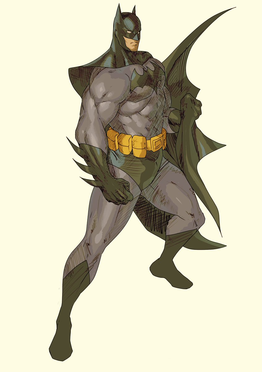 StellarAvenger's tweet photo. Batman MVC2 Bengus style doodle https://t.co/LCCLpaymdS