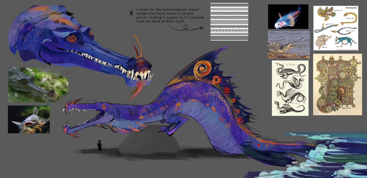 criticallynerdy's tweet photo. Idea sketches for a potential alternate reality where in the Odyssey is a Celtic myth! 
#conceptart #theodyssey #odysseyart https://t.co/5XN18lDfpD